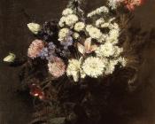 Autumn Flowers - 亨利·方丹·拉图尔